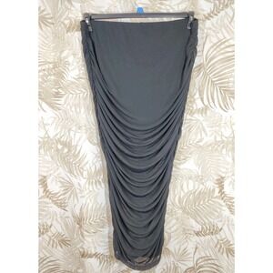 Shein Curve‎ Black Cinched Pencil Skirt Women's Size 3XL